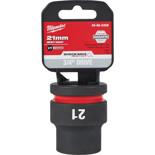 Douille Shockwave Impact Duty, Puissance, 21 mm, Prise 3/4", 6 pans - Milwaukee 49-66-6359