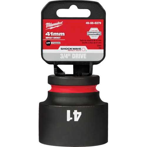 Douille Shockwave Impact Duty, Puissance, 41 mm, Prise 3/4", 6 pans - Milwaukee 49-66-6379