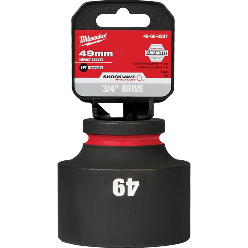 Douille Shockwave Impact Duty, Puissance, 49 mm, Prise 3/4", 6 pans - Milwaukee 49-66-6387