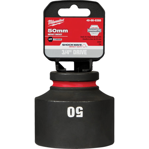 Douille Shockwave Impact Duty, Puissance, 5 mm, Prise 3/4", 6 pans - Milwaukee 49-66-6388