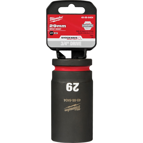 Douille Shockwave Impact Duty, Puissance, 29 mm, Prise 3/4", 6 pans, Profond - Milwaukee 49-66-6404