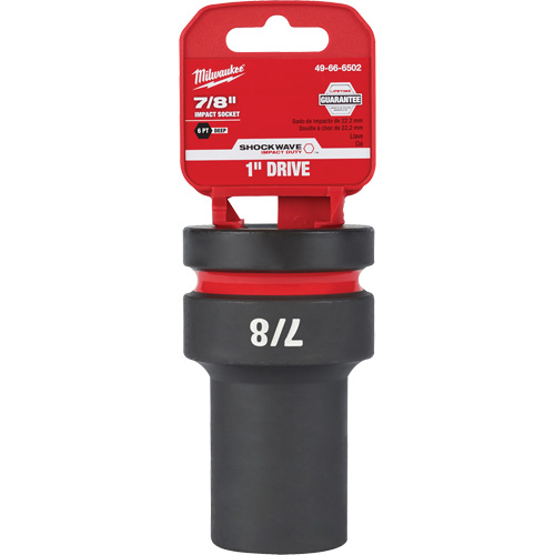 Shockwave Impact Duty Socket, Power, 7/8", 1" Drive, 6 Points - Milwaukee 49-66-6502