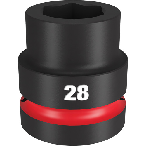 Shockwave Impact Duty Socket, Power, 28 mm, 1" Drive, 6 Points - Milwaukee 49-66-6593