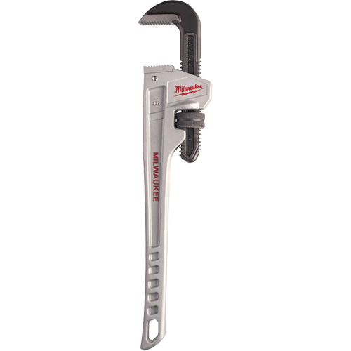 Cl&eacute; &agrave; tuyau, Cap des m&acirc;choires 2-1/2", Longueur 18", Prise Ergonomique - Milwaukee 48-22-7218