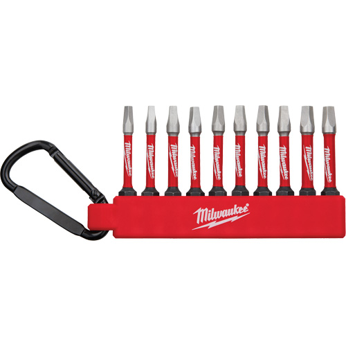 Shockwave Impact Driver Bit Set, 10 Pcs., Square - Milwaukee 48-32-4090