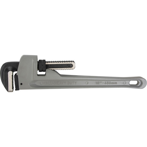 Pipe Wrench, 2-1/2" Jaw Capacity, 18" Long, Ergonomic Handle - Aurora Tools 