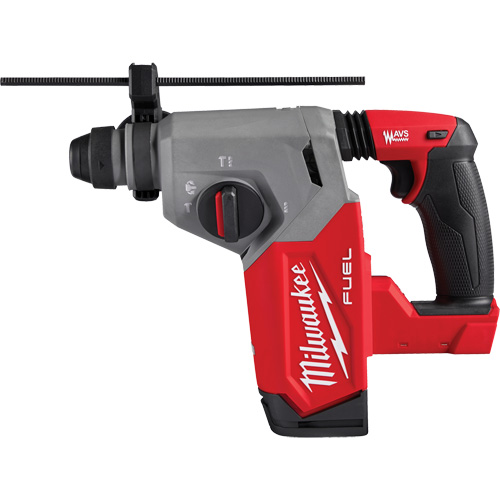 M18 Fuel SDS Plus Rotary Hammer (Tool Only), 18 V, 1", 2 ft-lbs., 1330 RPM - Milwaukee 2912-20