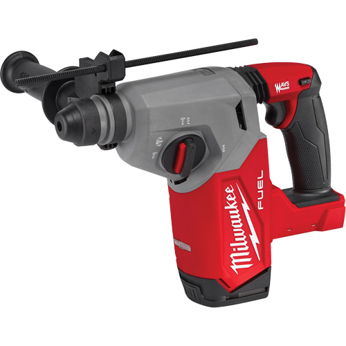 M18 Fuel SDS Plus Rotary Hammer (Tool Only), 18 V, 1", 2 ft-lbs., 1330 RPM - Milwaukee 2912-20
