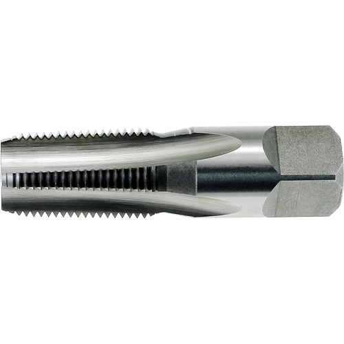 DRILLCO Pipe Tap, 3/4"-14, 5 Flutes, 3-1/4" L, Taper, High Speed Steel - Walter Surface Technologies 290A148