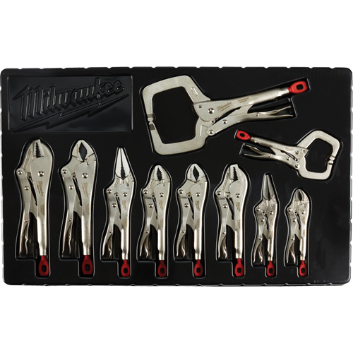 Trousse de pinces Torque Lock, 10 Morceaux - Milwaukee 48-22-3690