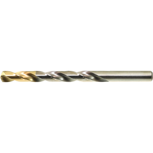 Foret court &agrave; pointe en nitrure de titane DRILLCO, Acier rapide, #6, 3-3/4" lo, 2-1/2" Cannelure, 135° Angle - Walter Technologies Pour Surface 450T006