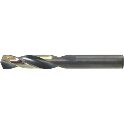 DRILLCO Screw Machine Length Drill Bit, 23/64", High Speed Steel, 1-3/4" Flute, 135° Point - Walter Surface Technologies 300N123