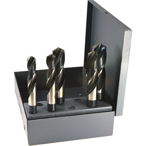 DRILLCO USA S & D Drill Bit Set, 5 Pieces, High Speed Steel - Walter Surface Technologies 1000A5