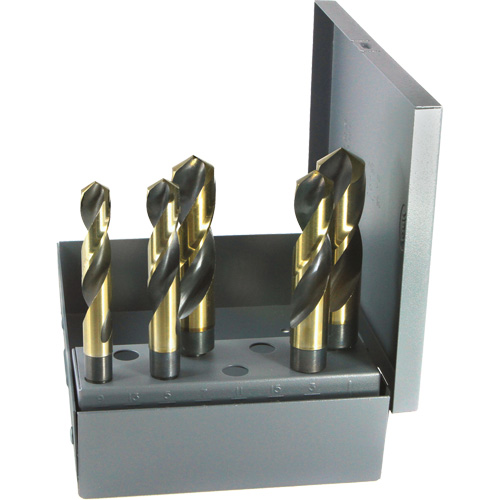 Jeu de forets USA S & D DRILLCO, 5 morceaux, Cobalt - Walter Technologies Pour Surface 1000C5