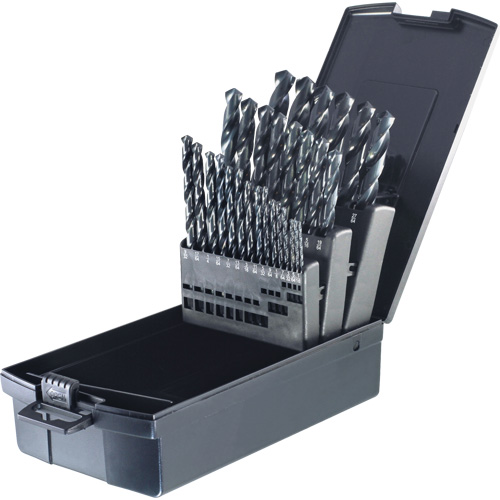Jeu de forets courts DRILLCO, 29 morceaux, Acier rapide - Walter Technologies Pour Surface 100SE29
