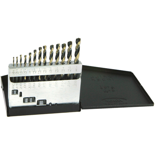 Jeu de forets courts Nitro &agrave; usage intensif DRILLCO, 13 morceaux, Acier rapide - Walter Technologies Pour Surface 400N13