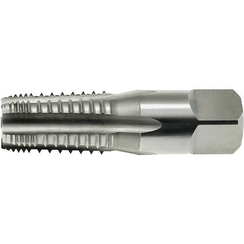 Taraud &agrave; tuyau filet&eacute; tronqu&eacute; DRILLCO, 1/4"-18, 5 cannelures, Acier rapide - Walter Technologies Pour Surface 293A116