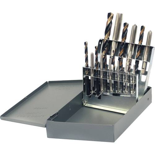 DRILLCO Tap & Drill Set, 18 Pieces - Walter Surface Technologies 800A2018