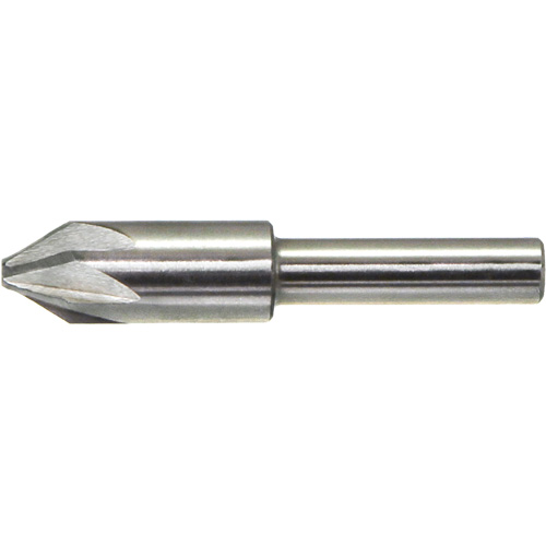 Fraise sans broutage DRILLCO, 3/4", Acier rapide, Angle de 82°, 6 cannelures - Walter Technologies Pour Surface 39E148B