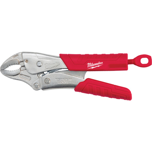 Torque Lock Locking Pliers with Grip, 7" Length, Curved Jaw - Milwaukee 48-22-3407