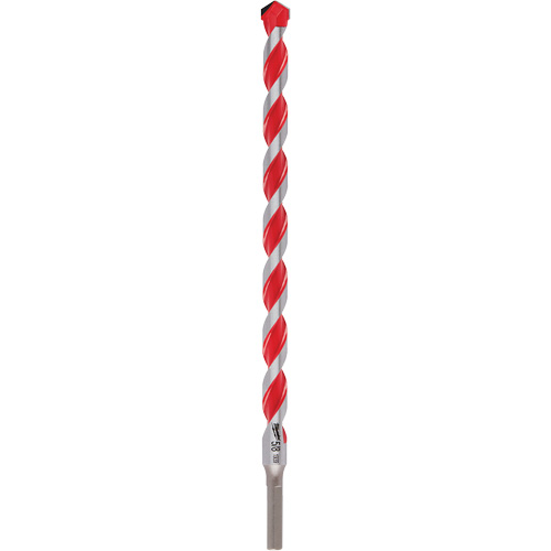 Hammer Drill Bit, 5/8", 3-Flat Shank, Carbide - Milwaukee 48-20-9041