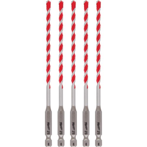 Shockwave Hammer Drill Bit, 3/16", Hex Shank, Carbide - Milwaukee 48-20-9157