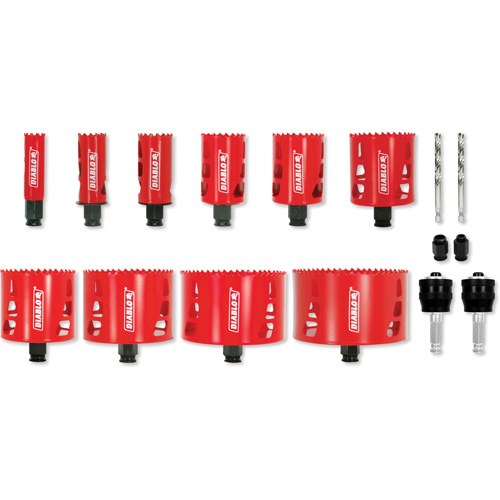 Ensemble de scie-cloche bim&eacute;tallique pour &eacute;lectricien, 16 morceaux - Diablo DHS16SEL