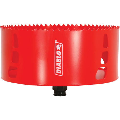 Hole Saw, 6", 2-3/8" Depth of Cut, Bi-Metal - Diablo DHS6000