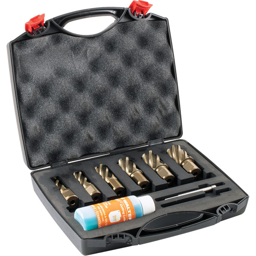 SST Core Cut Annular Cutter Kit, Bronze, 1" Depth of Cut, 3/4" Shank - Walter Surface Technologies 05A991
