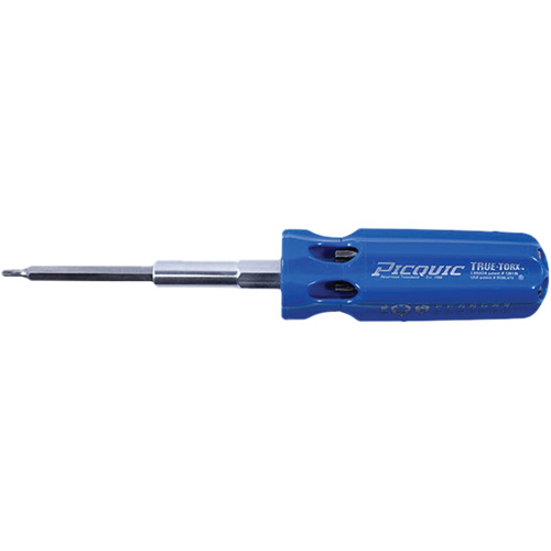 True Torx Multi-Bit Screwdriver, Plastic Handle - Picquic 88156B