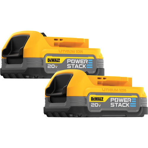 Max* Powerstack Compact Battery Kit, Lithium-Ion, 20 V, 1.7 A - DEWALT DCBP034-2