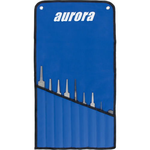 Jeu de limes, 9 pi&egrave;ces - Outils Aurora 