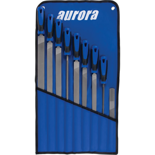 File Set with Handles, 9 Pcs - Aurora Tools 