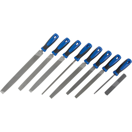 File Set with Handles, 9 Pcs - Aurora Tools 