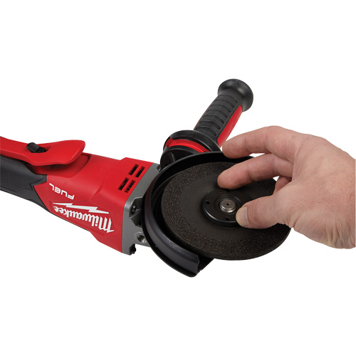 M18 Fuel Flathead Braking Grinder with Lock-On Slide Switch, 18 V, 5" Chuck, Lithium-Ion - Milwaukee 2887-20