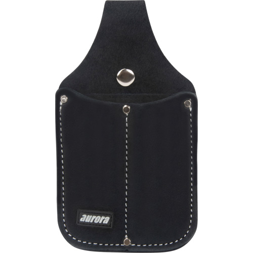 Utility Pouch, Knife Holder, Leather, 3 Pockets - Aurora Tools 