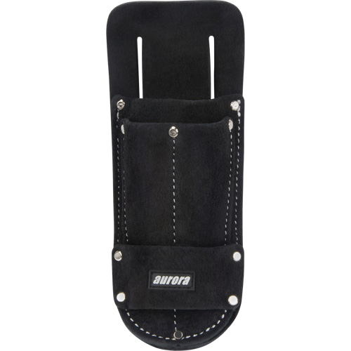 Tool Pouch, Plier Holder, Leather, 3 Pockets - Aurora Tools 