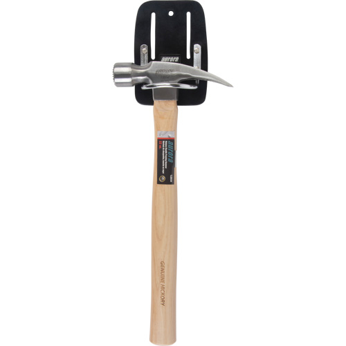 Steel Loop Tool Holder, Hammer Holder, Leather, 0 Pockets - Aurora Tools 