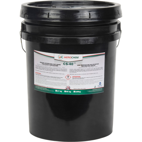Graisse polyvalente pour basse temp&eacute;rature Gadus CS-40 AEROCHEM, 17 kg, Seau - Walter Technologies Pour Surface GRCS4017KG