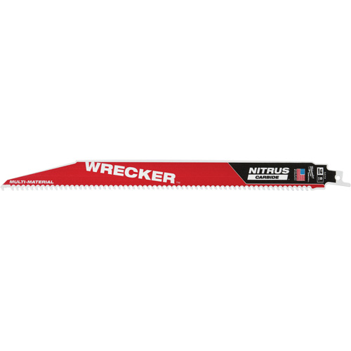 Lame Wrecker Sawzall, Nitrus Carbide, 6 Dents par pouce, 9" lo x 1" la - Milwaukee 48-00-5372CAN