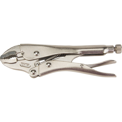 Locking Pliers with Wire Cutter, 7" Length, Curved Jaw - Aurora Tools 