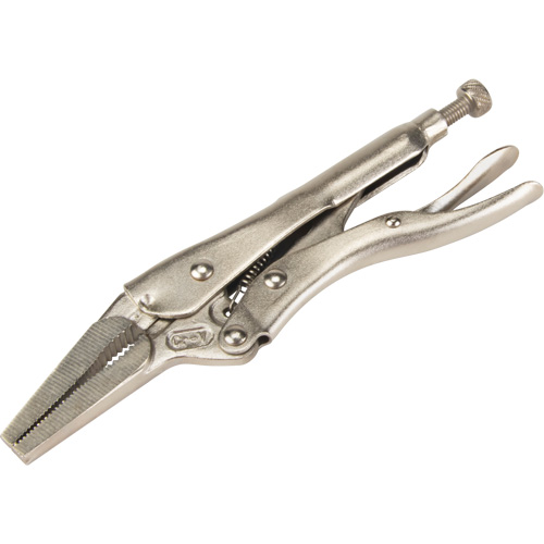 Locking Pliers with Wire Cutter, 6-1/2" Length, Long Nose - Aurora Tools 