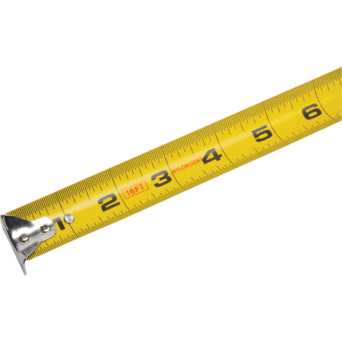 Ruban &agrave; mesurer, 1" x 16', Marques de goujon Imp&eacute;rial - Outils Aurora 