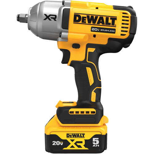 Cl&eacute; &agrave; chocs &agrave; couple &eacute;lev&eacute; et mandrin &agrave; anneau ouvert XR, 20 V, Mandrin 1/2" - DEWALT DCF900P2