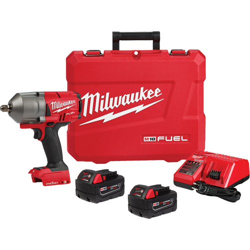 M18 Fuel with One-Key High Torque Impact Wrench Pin Detent Kit, 18 V, 1/2" Socket - Milwaukee 2862-22R