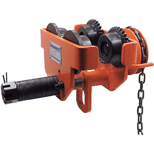Chariot &agrave; engrenage pour usage intensif s&eacute;rie SGT, 20 000 lb (10 tonnes) Capacit&eacute;, 4-15/16" - 8-1/32" - JET 120367