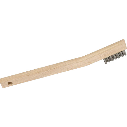 3MHSS Mini brosse &agrave; gratter en fil m&eacute;tallique, Acier inoxydable, 3 x 7 rangs de fils, Longueur 7-3/4" - JET 551117