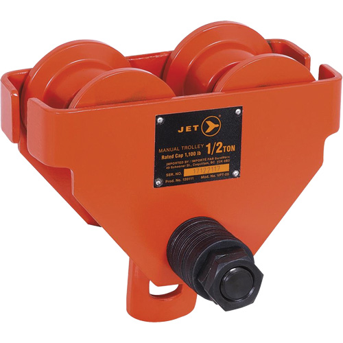 VPT-05 Manual Trolley - VBT Series, 1100 lbs. (0.5 tons) - JET 120111