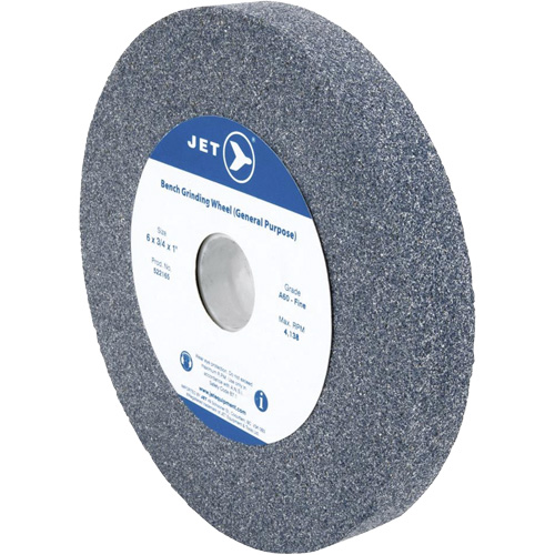 A675F Meules pour rectifieuses d'&eacute;tabli, 6" x 3/4", Arbre 1" - JET 522165