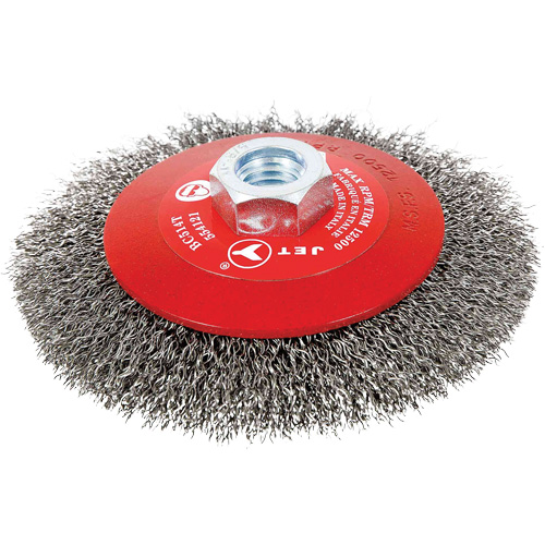 BC615T Crimped Conical Brushes for Angle Grinders - JET 554126